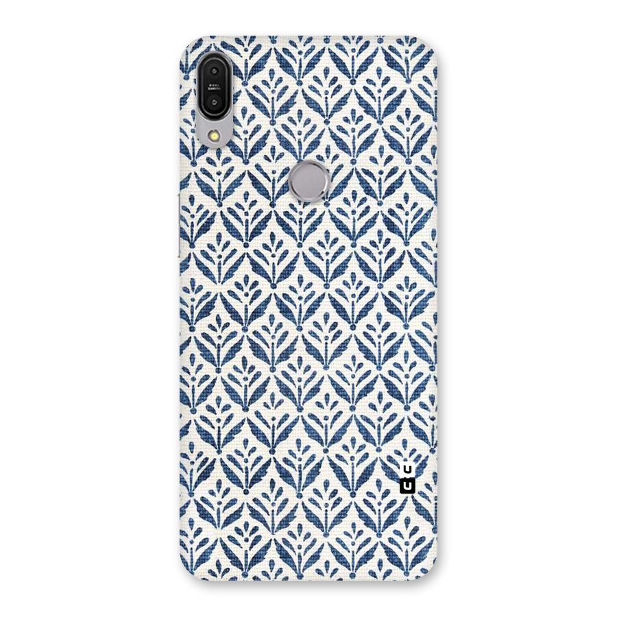 Blue Leaf Back Case for Zenfone Max Pro M1