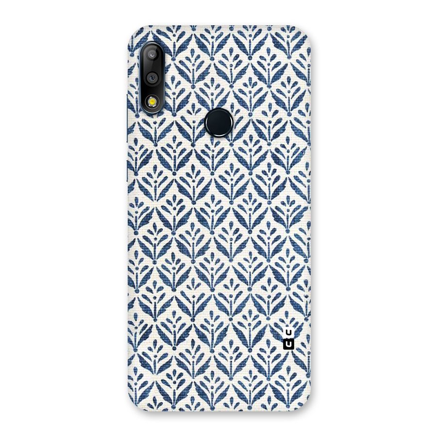 Blue Leaf Back Case for Zenfone Max Pro M2