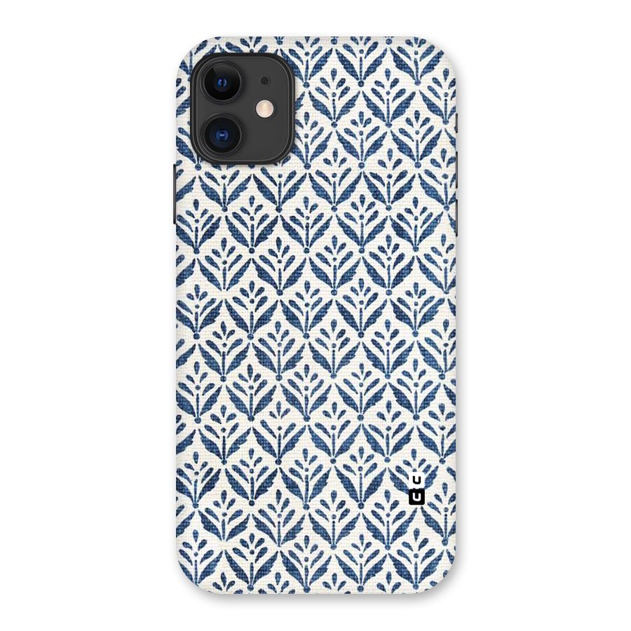 Blue Leaf Back Case for iPhone 11