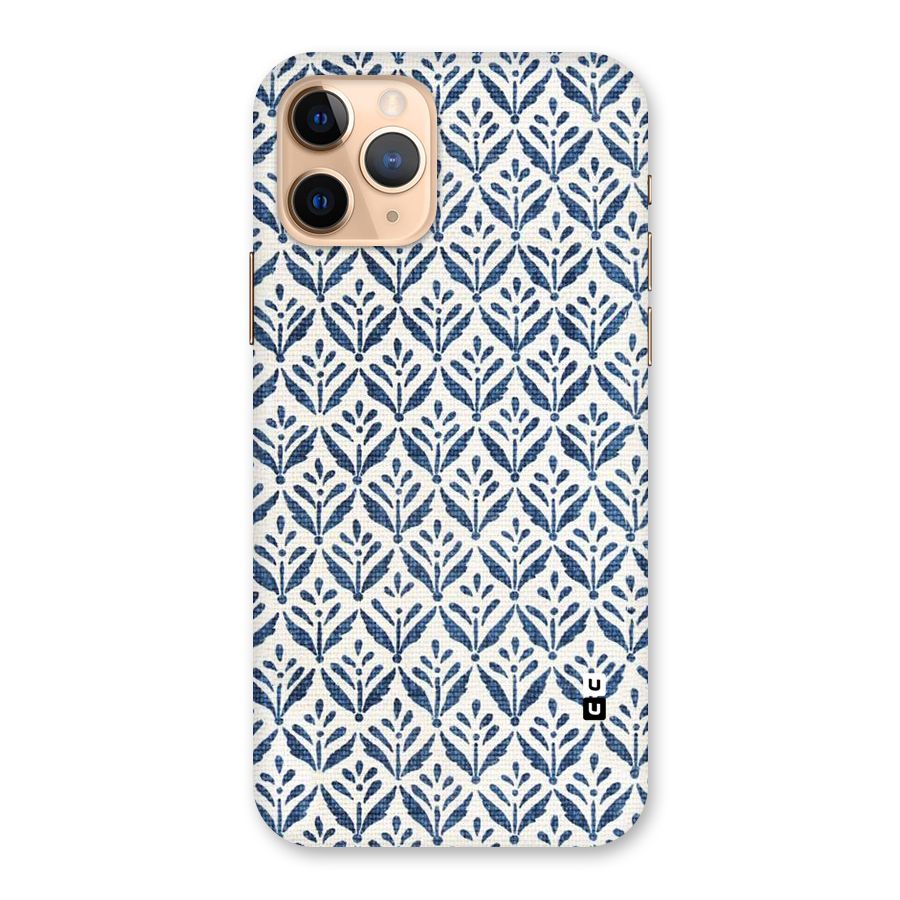 Blue Leaf Back Case for iPhone 11 Pro