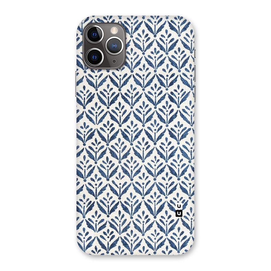 Blue Leaf Back Case for iPhone 11 Pro Max