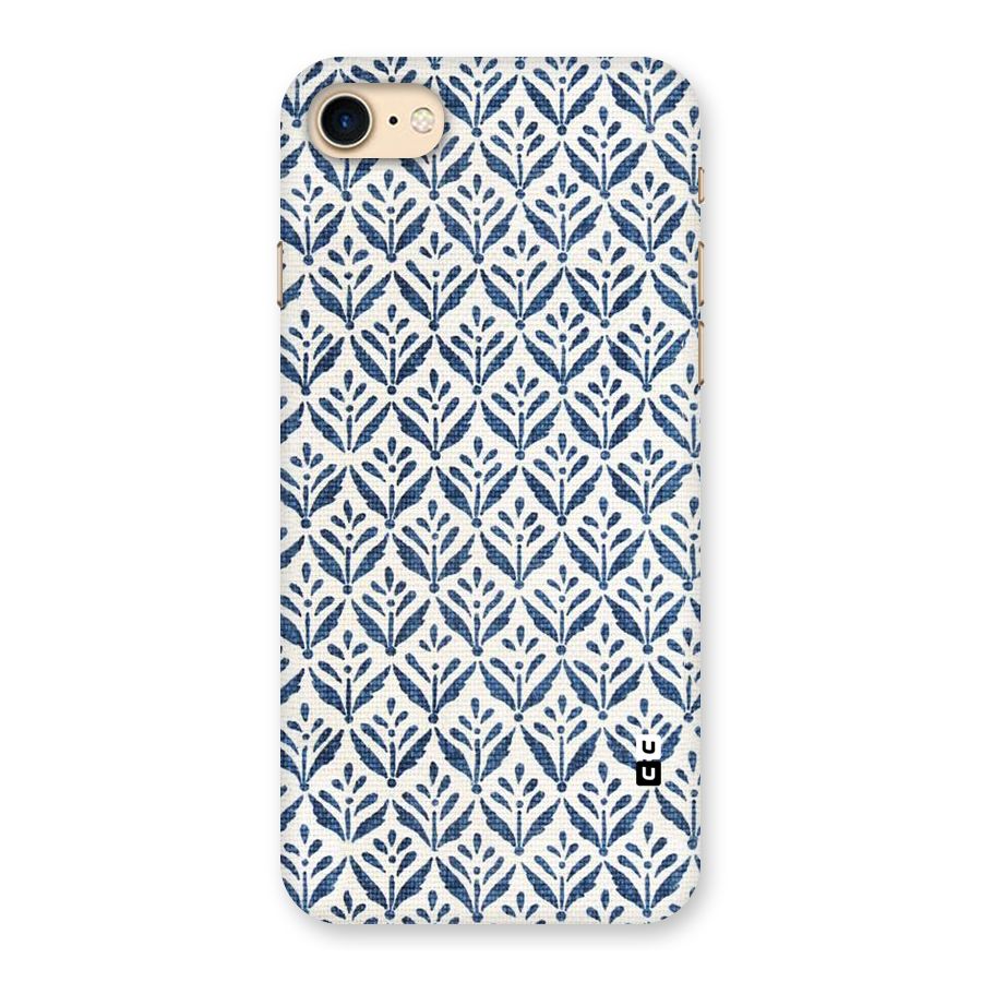 Blue Leaf Back Case for iPhone 7