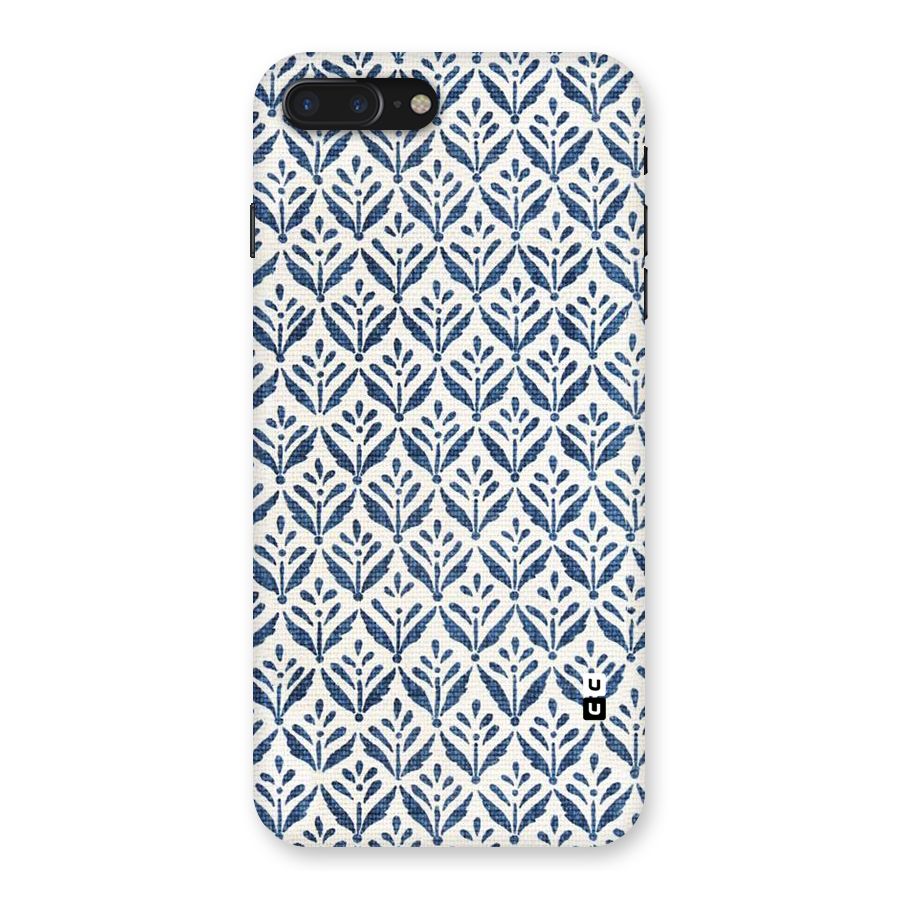 Blue Leaf Back Case for iPhone 7 Plus
