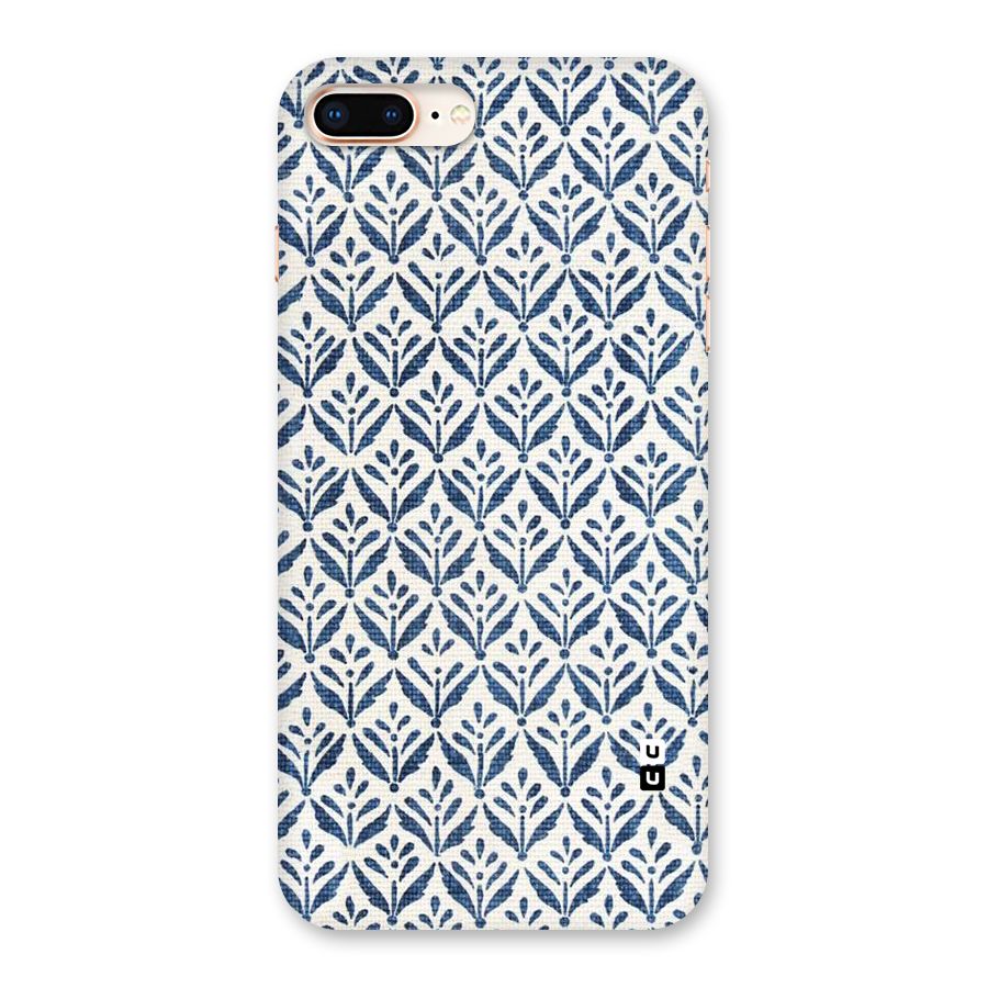 Blue Leaf Back Case for iPhone 8 Plus