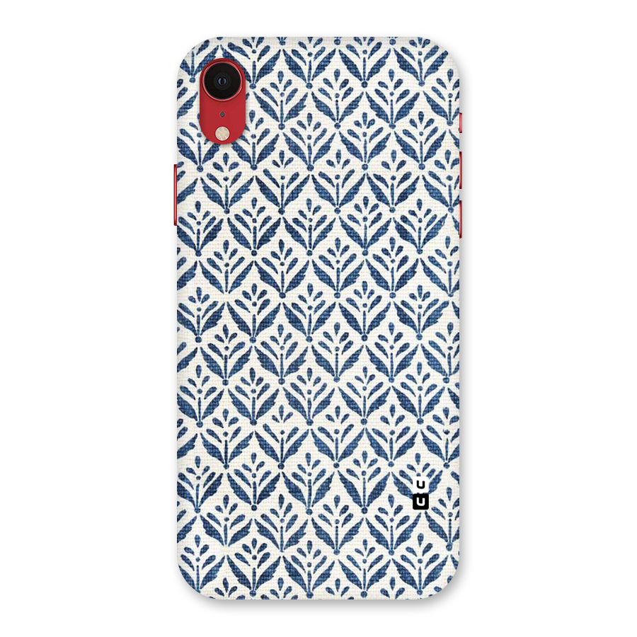 Blue Leaf Back Case for iPhone XR