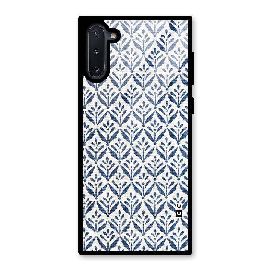 Blue Leaf Glass Back Case for Galaxy Note 10