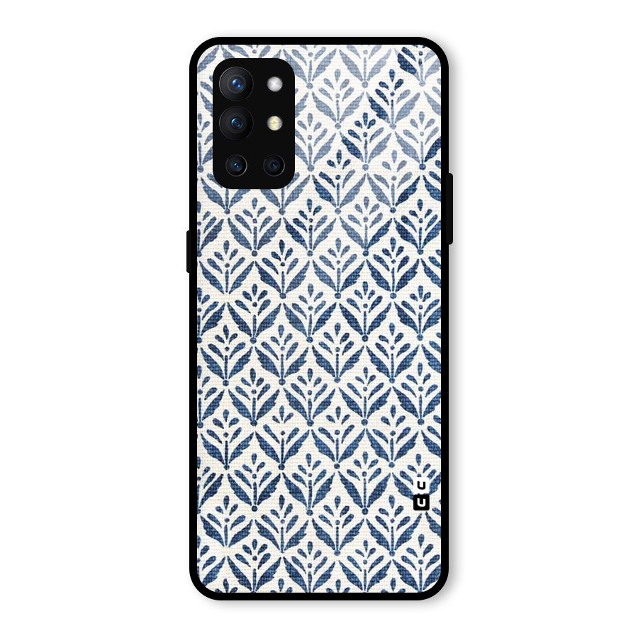 Blue Leaf Glass Back Case for OnePlus 9R