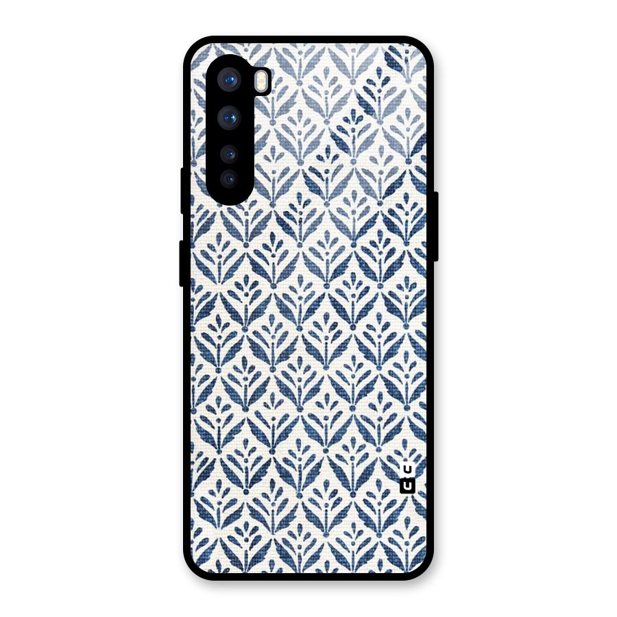Blue Leaf Glass Back Case for OnePlus Nord