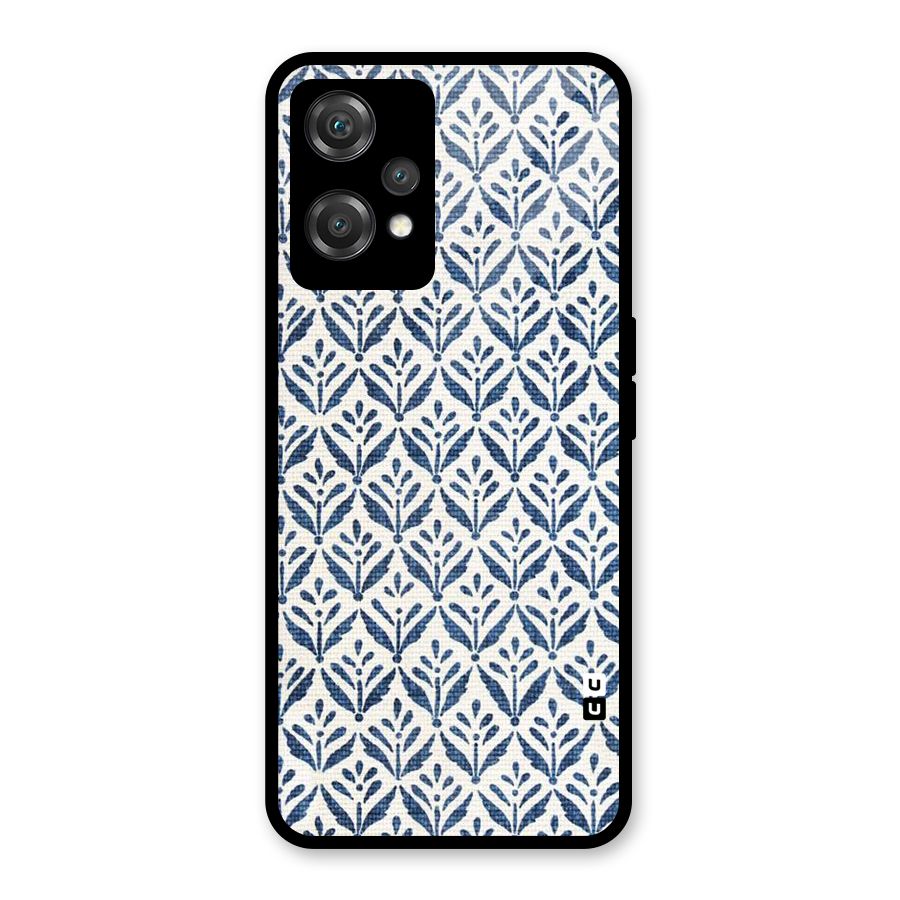 Blue Leaf Glass Back Case for OnePlus Nord CE 2 Lite 5G