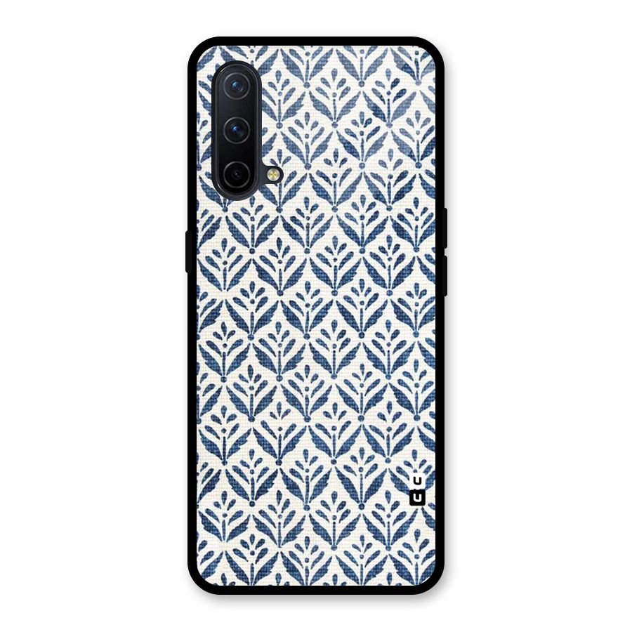 Blue Leaf Glass Back Case for OnePlus Nord CE 5G