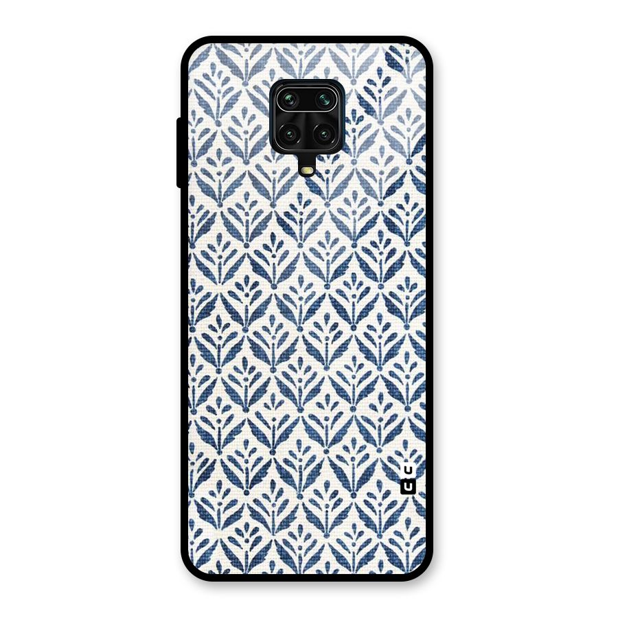 Blue Leaf Glass Back Case for Poco M2 Pro