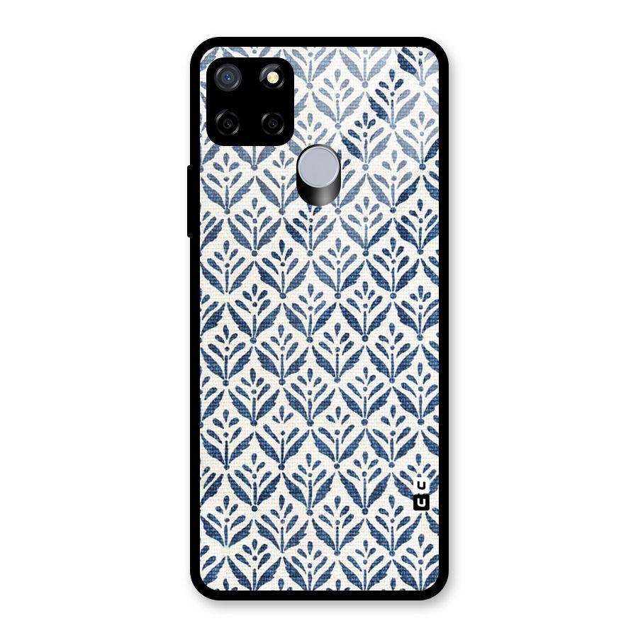 Blue Leaf Glass Back Case for Realme C12