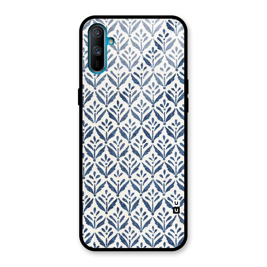 Blue Leaf Glass Back Case for Realme C3