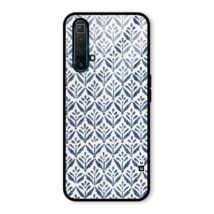 Blue Leaf Glass Back Case for Realme X3 SuperZoom