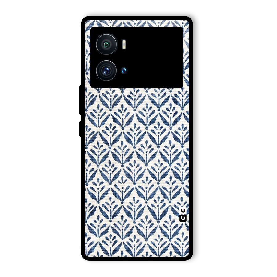 Blue Leaf Glass Back Case for Vivo iQOO 9 Pro