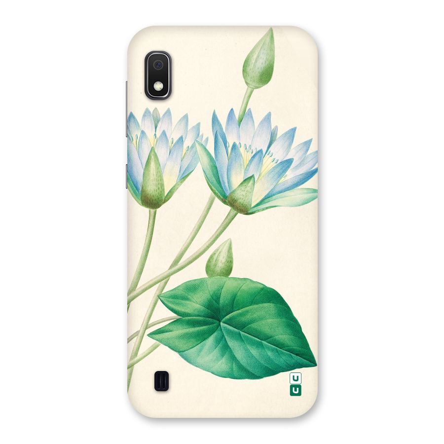 Blue Lotus Back Case for Galaxy A10
