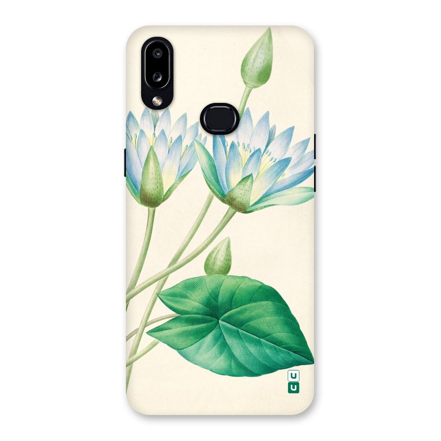 Blue Lotus Back Case for Galaxy A10s