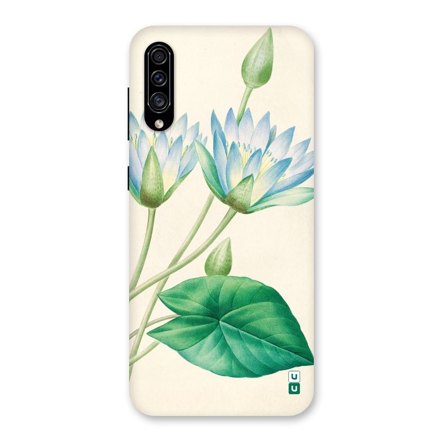 Blue Lotus Back Case for Galaxy A30s