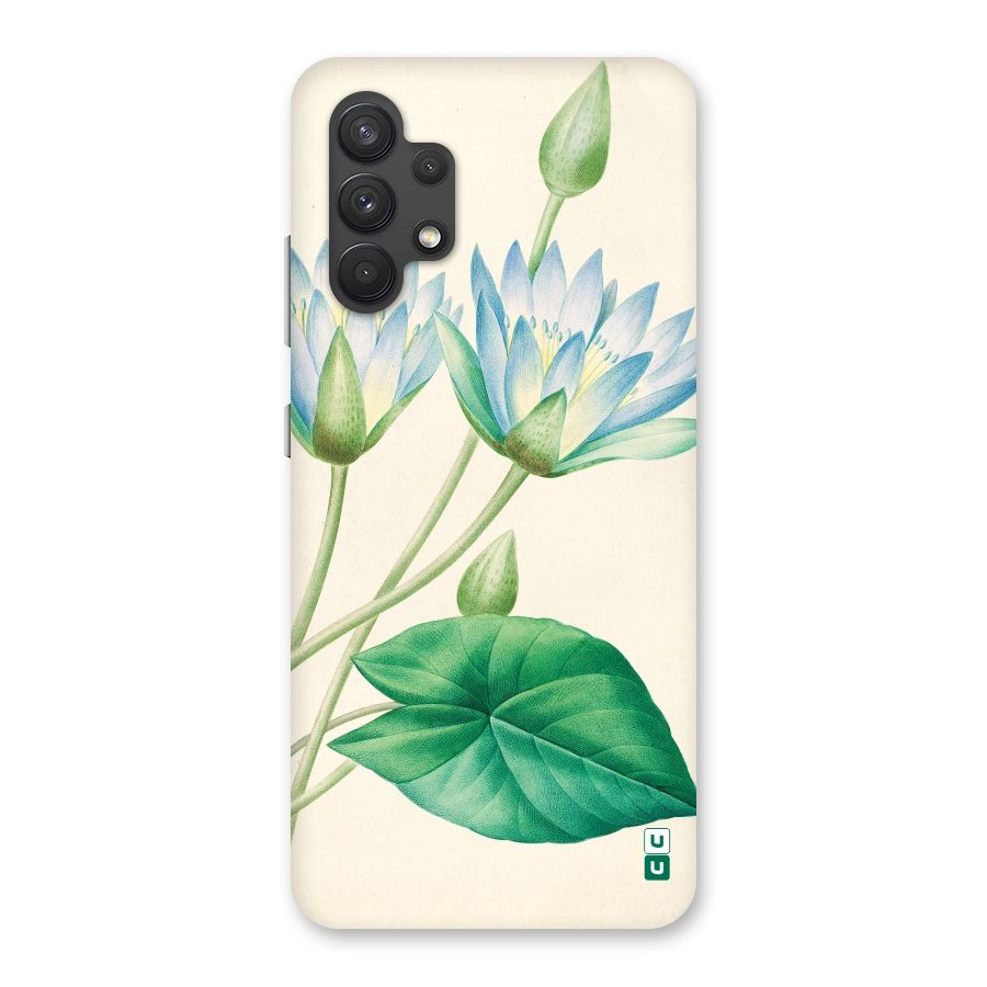 Blue Lotus Back Case for Galaxy A32