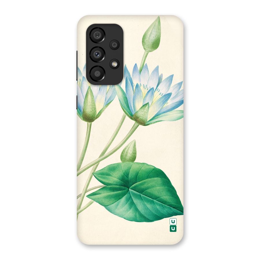 Blue Lotus Back Case for Galaxy A33 5G