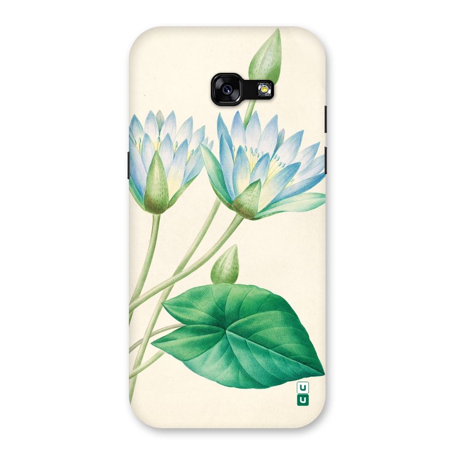 Blue Lotus Back Case for Galaxy A5 2017