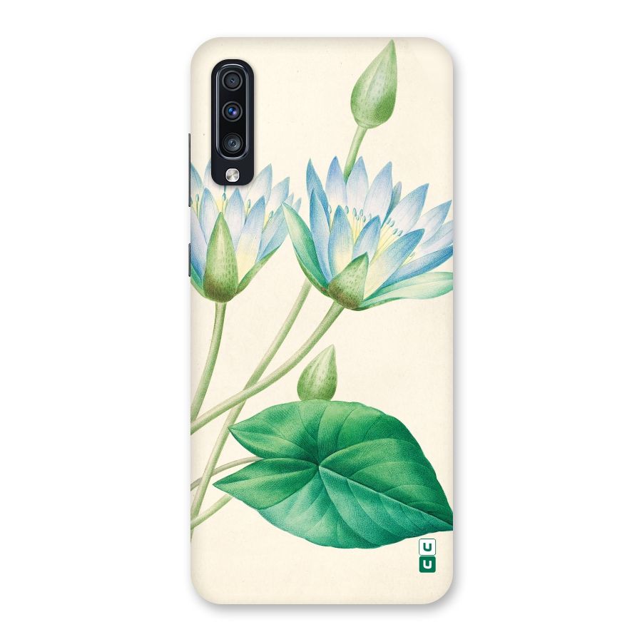 Blue Lotus Back Case for Galaxy A70