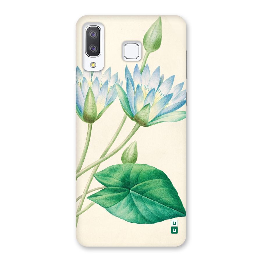 Blue Lotus Back Case for Galaxy A8 Star