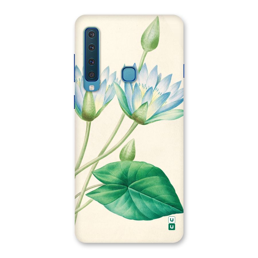 Blue Lotus Back Case for Galaxy A9 (2018)