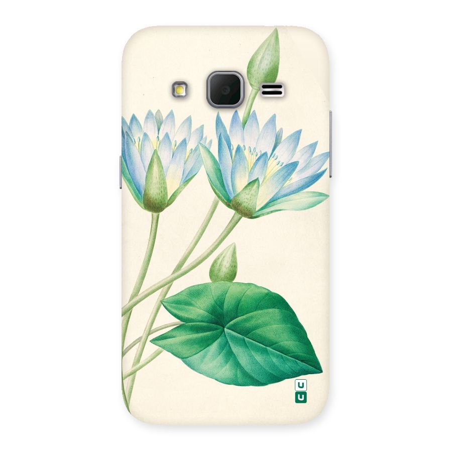 Blue Lotus Back Case for Galaxy Core Prime
