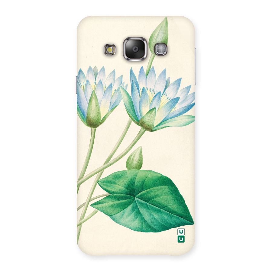 Blue Lotus Back Case for Galaxy E7