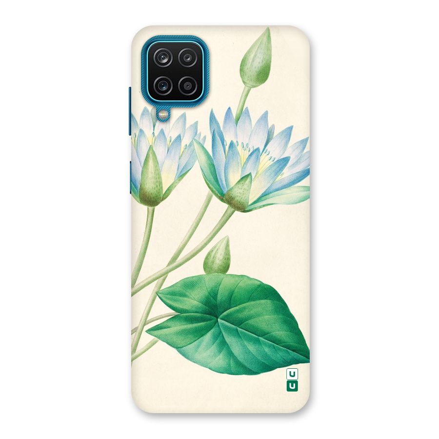 Blue Lotus Back Case for Galaxy M12