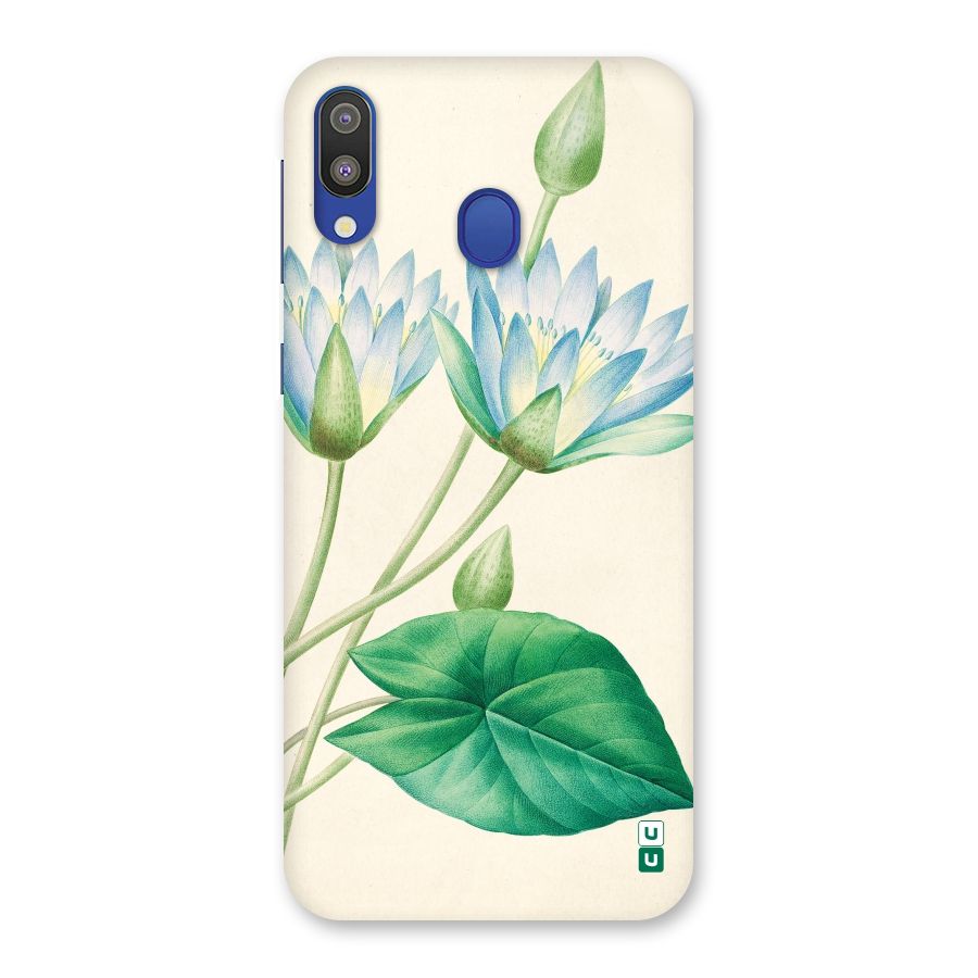 Blue Lotus Back Case for Galaxy M20