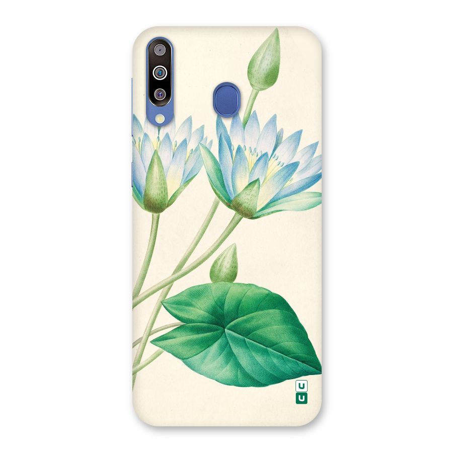 Blue Lotus Back Case for Galaxy M30