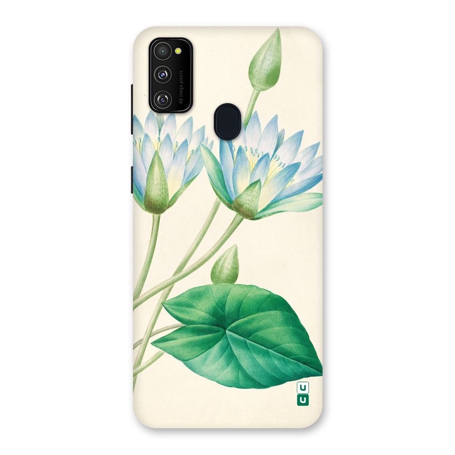 Blue Lotus Back Case for Galaxy M30s