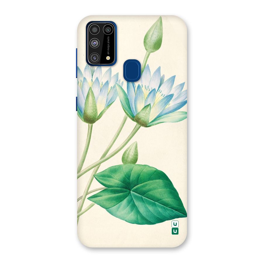 Blue Lotus Back Case for Galaxy M31