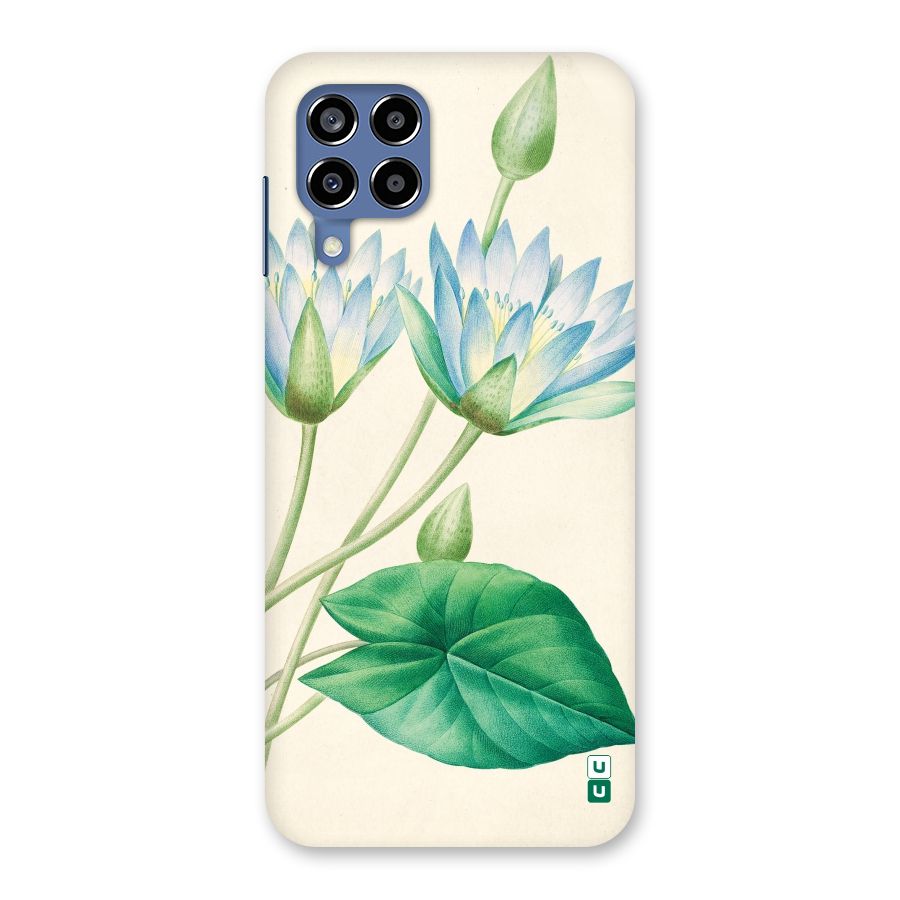Blue Lotus Back Case for Galaxy M53 5G