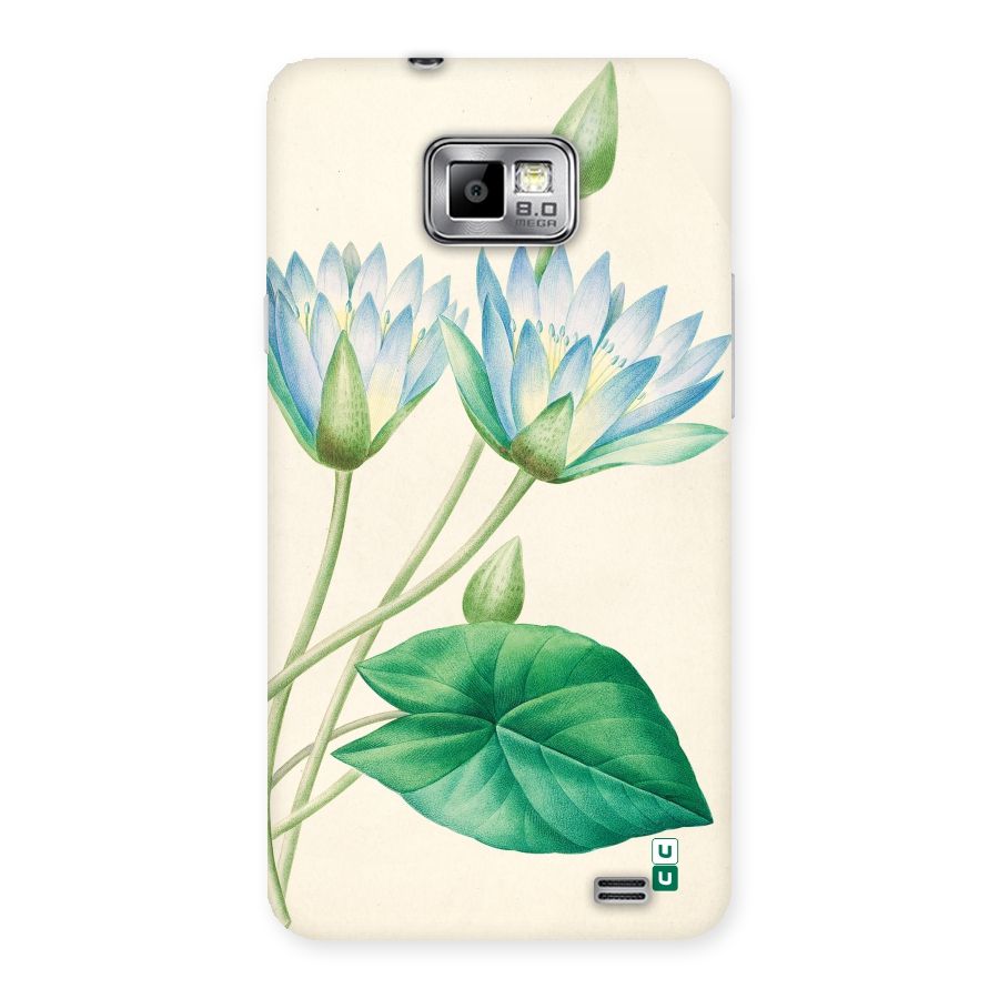 Blue Lotus Back Case for Galaxy S2
