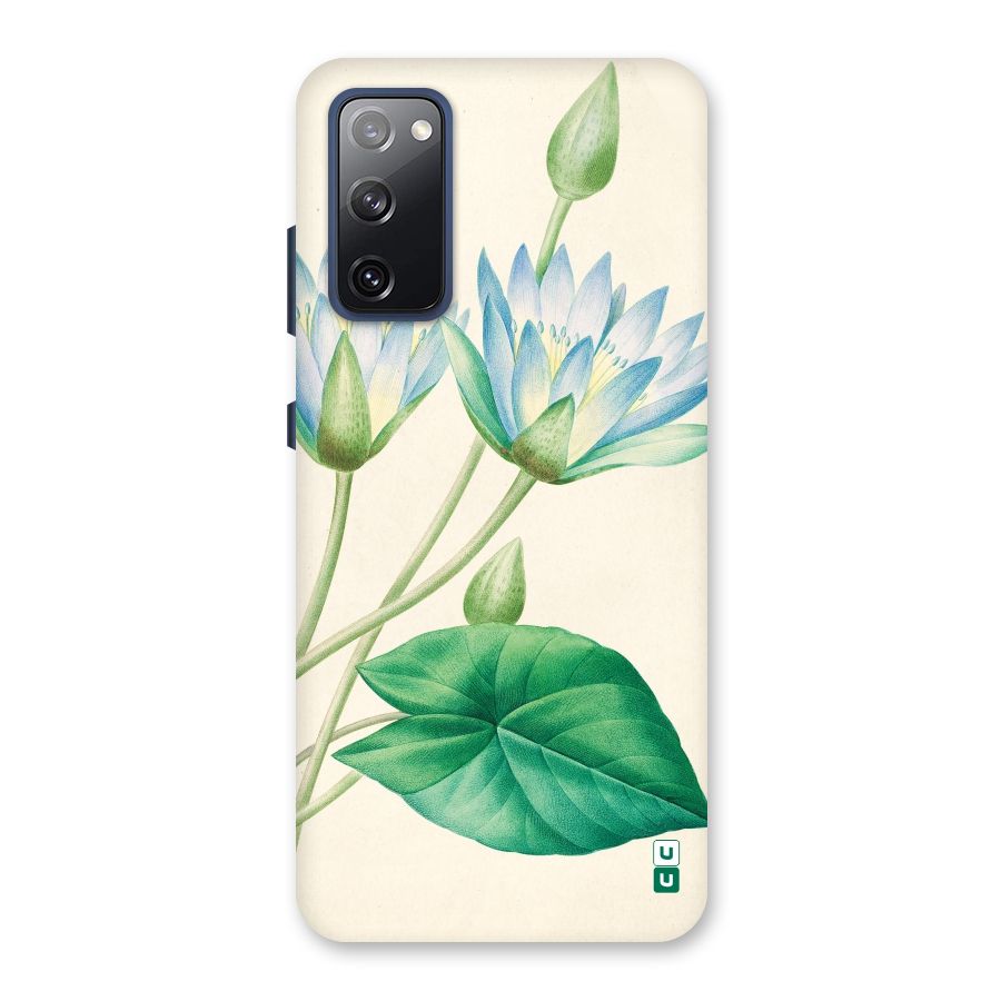Blue Lotus Back Case for Galaxy S20 FE