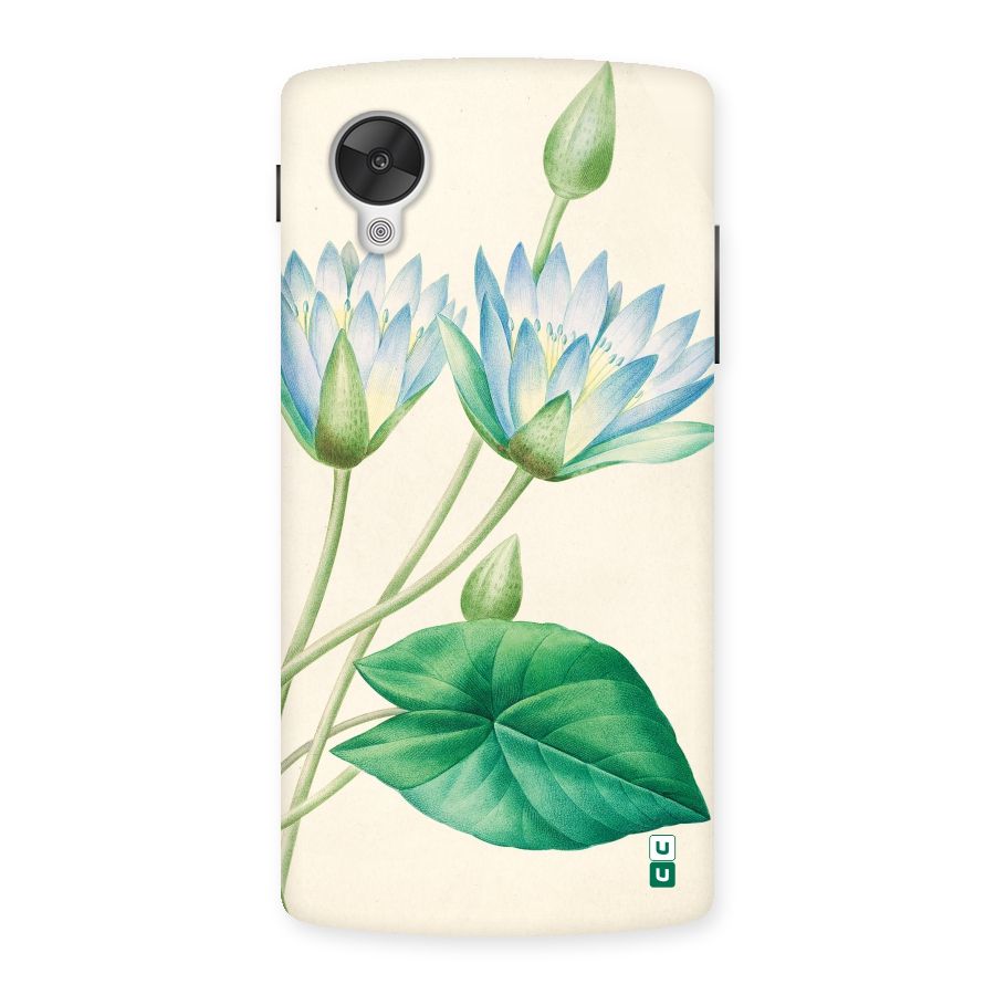 Blue Lotus Back Case for Google Nexsus 5