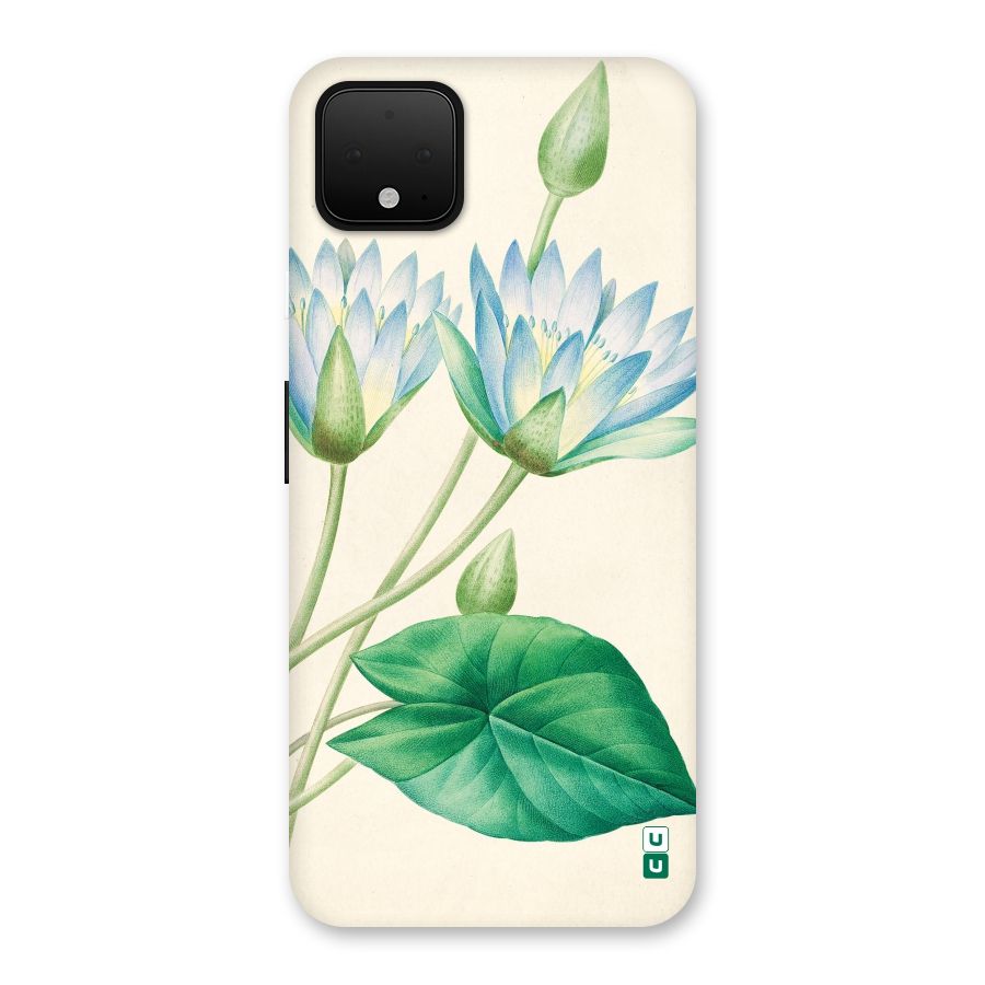Blue Lotus Back Case for Google Pixel 4 XL
