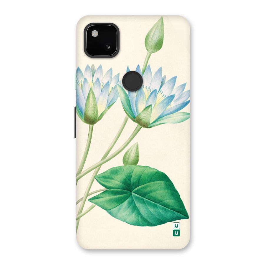 Blue Lotus Back Case for Google Pixel 4a