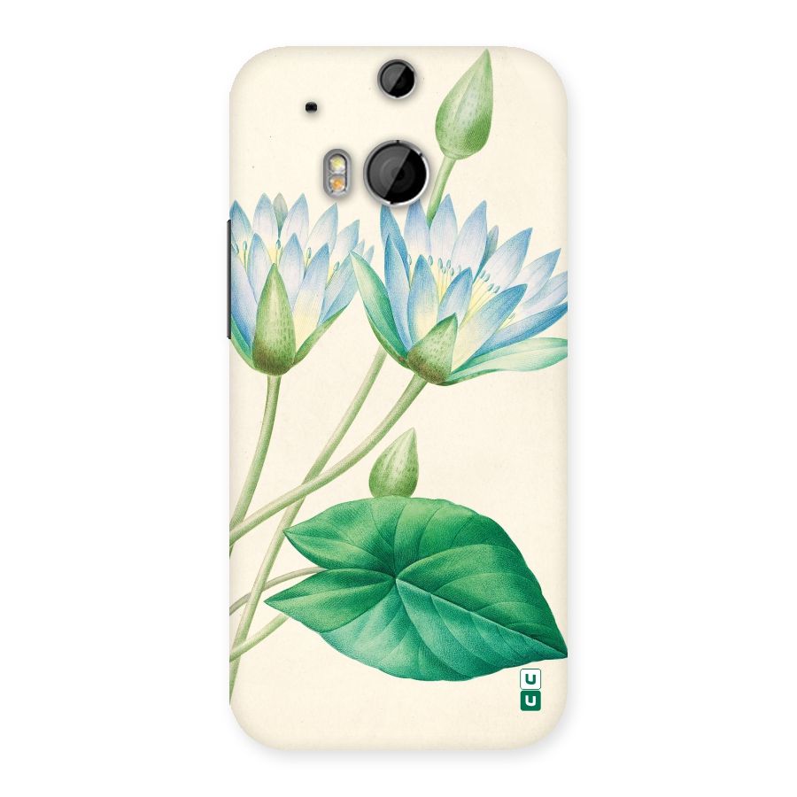 Blue Lotus Back Case for HTC One M8