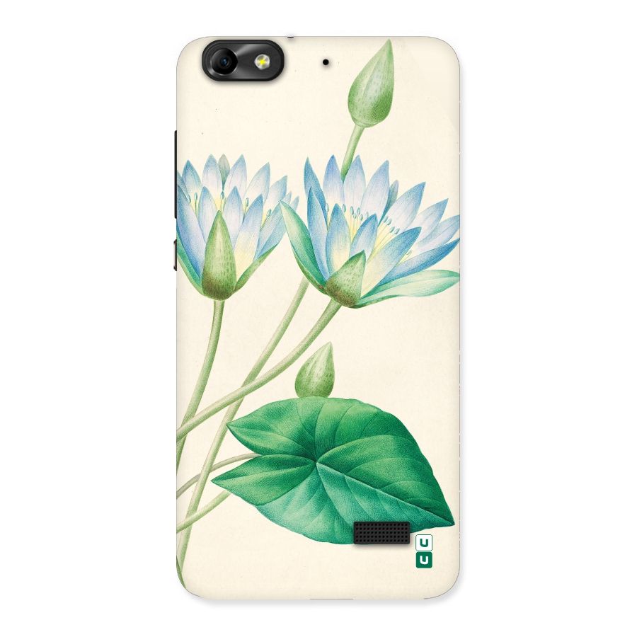 Blue Lotus Back Case for Honor 4C