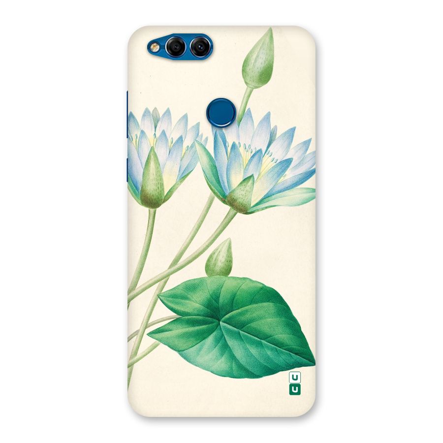 Blue Lotus Back Case for Honor 7X