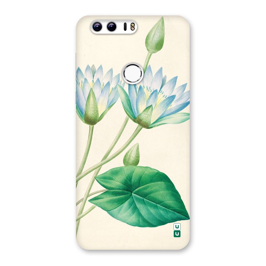 Blue Lotus Back Case for Honor 8