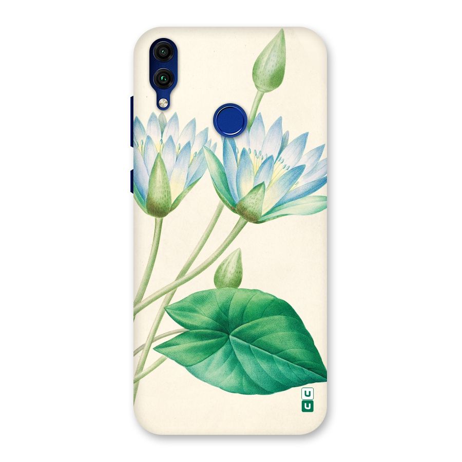 Blue Lotus Back Case for Honor 8C