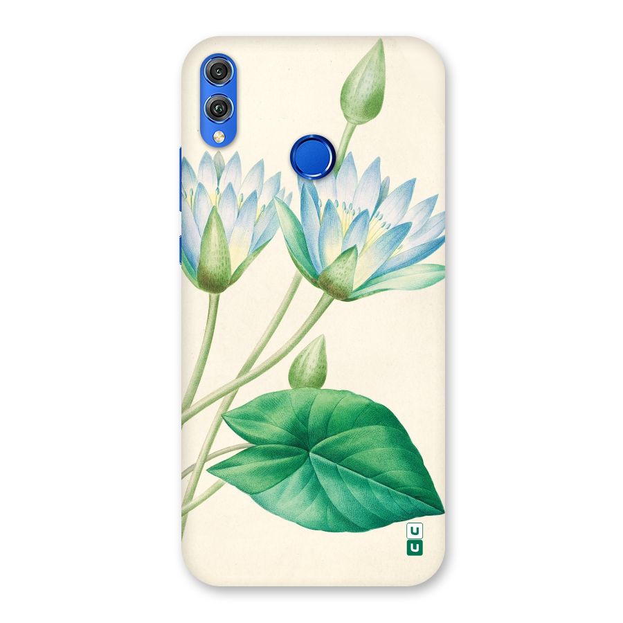 Blue Lotus Back Case for Honor 8X