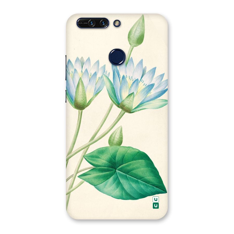 Blue Lotus Back Case for Honor 8 Pro
