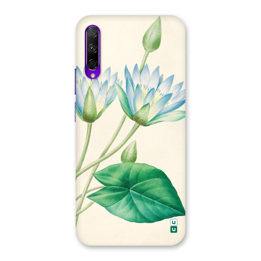 Blue Lotus Back Case for Honor 9X Pro