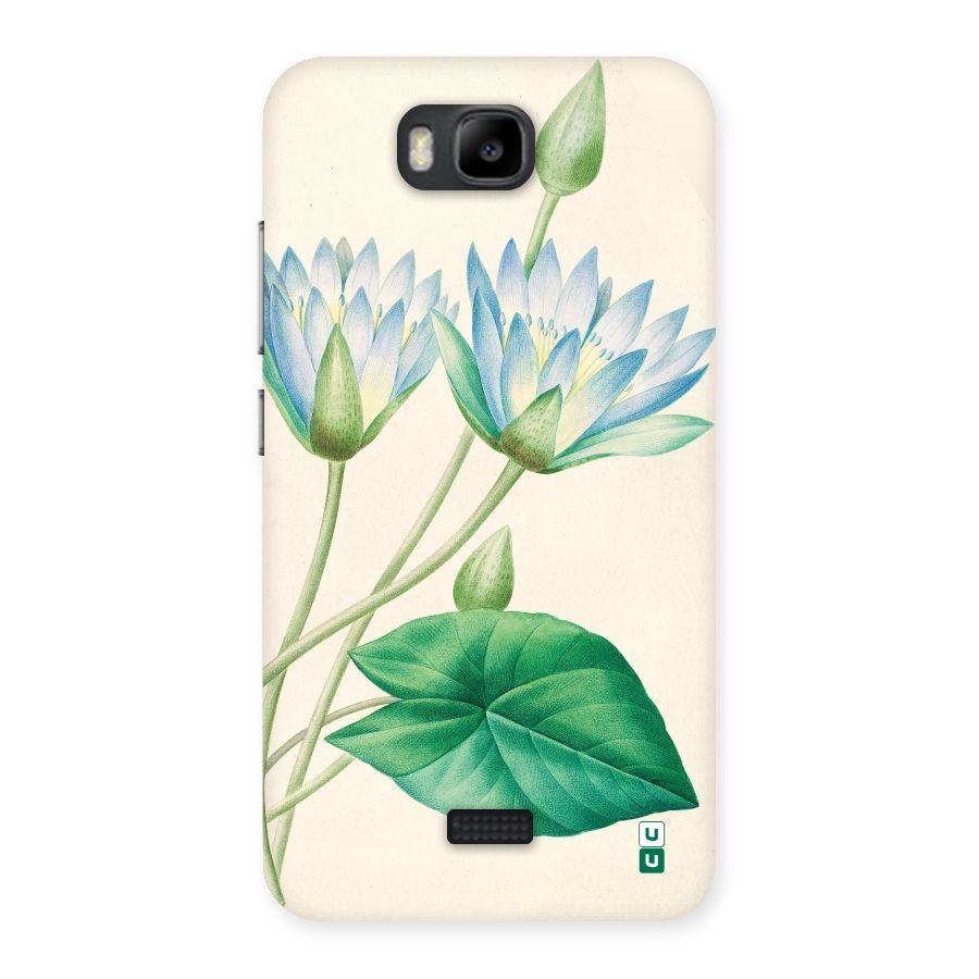 Blue Lotus Back Case for Honor Bee